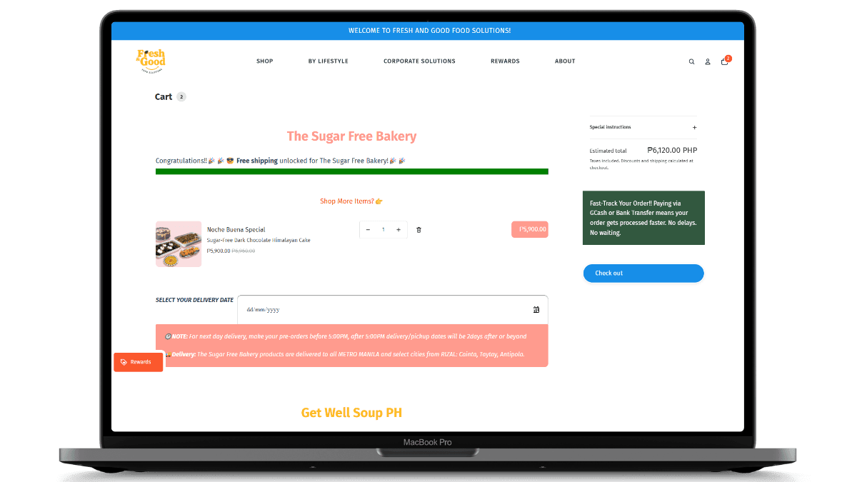 Brand-Separated Cart Experience